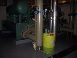 中央空调冷却水系统水质分析检测与清洗除垢